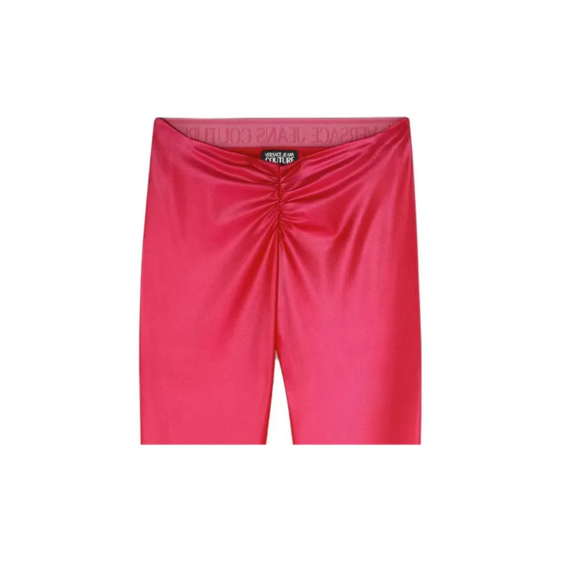 VERSACE Logo Waistband High-waisted Leggings-4