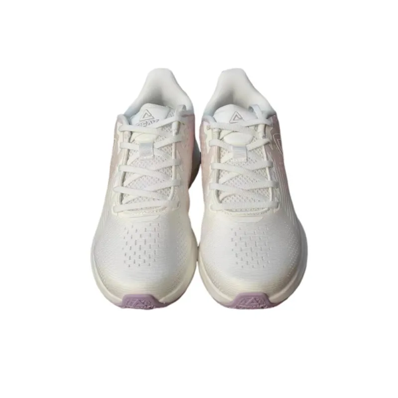 PEAK Wear Resistant Low Top Running Shoes Women's White Purple-2