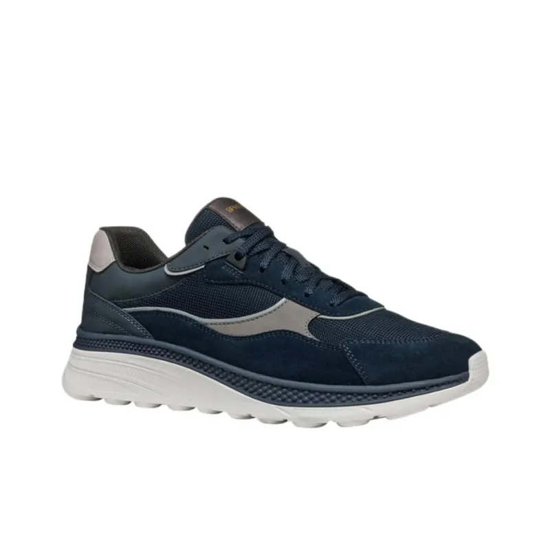 GEOX Spherica Actif X1 Abrasion Resistant Low Top Casual Shoes Men's Marine Blue-2