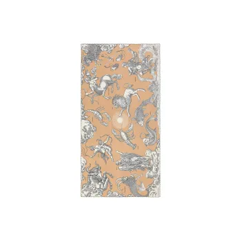 INOUITOOSH Cotton Silk Knit Scarves Women's Beige