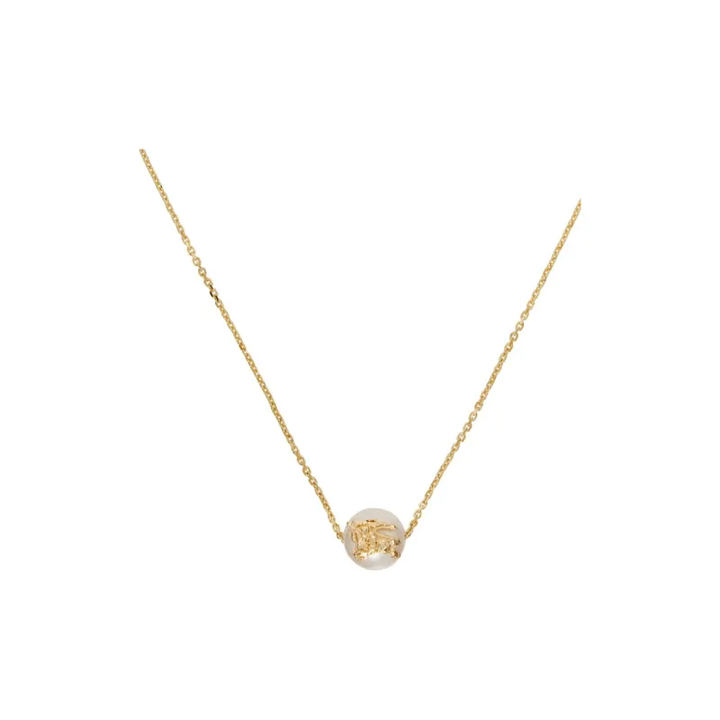 Burberry Freshwater Pearl Necklaces Women's Gold-0