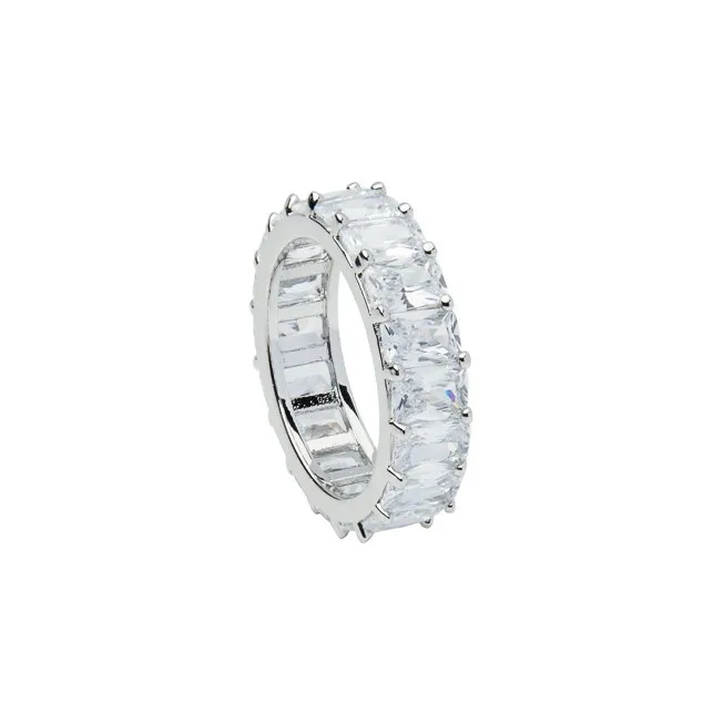 ICEGANG 5A Cubic Zirconia Rings Unisex-0