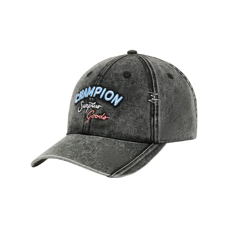 Champion Cotton Baseball Caps Unisex Champion Black/Caramel Beige/Milk White/Marine Blue-0