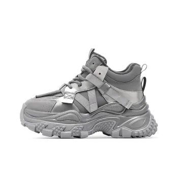 C°BANNER Wear-Resistant Mid-Top Chunky Sneakers Women's