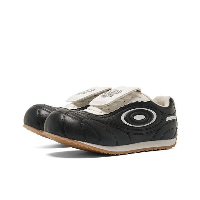 OLD ORDER OGOAL Collection Abrasion Resistant Height Increasing Low Top Casual Shoes Unisex Black-1