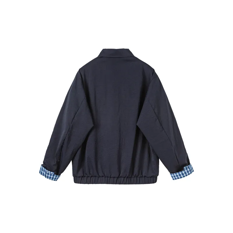 Warrior Huichao Riding The Wind Collection Jackets & Coats Unisex Navy Blue-3