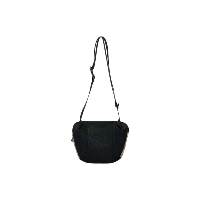 Kappa Fabric Shoulder Bag Regular Unisex Dark Chocolate Brown-1