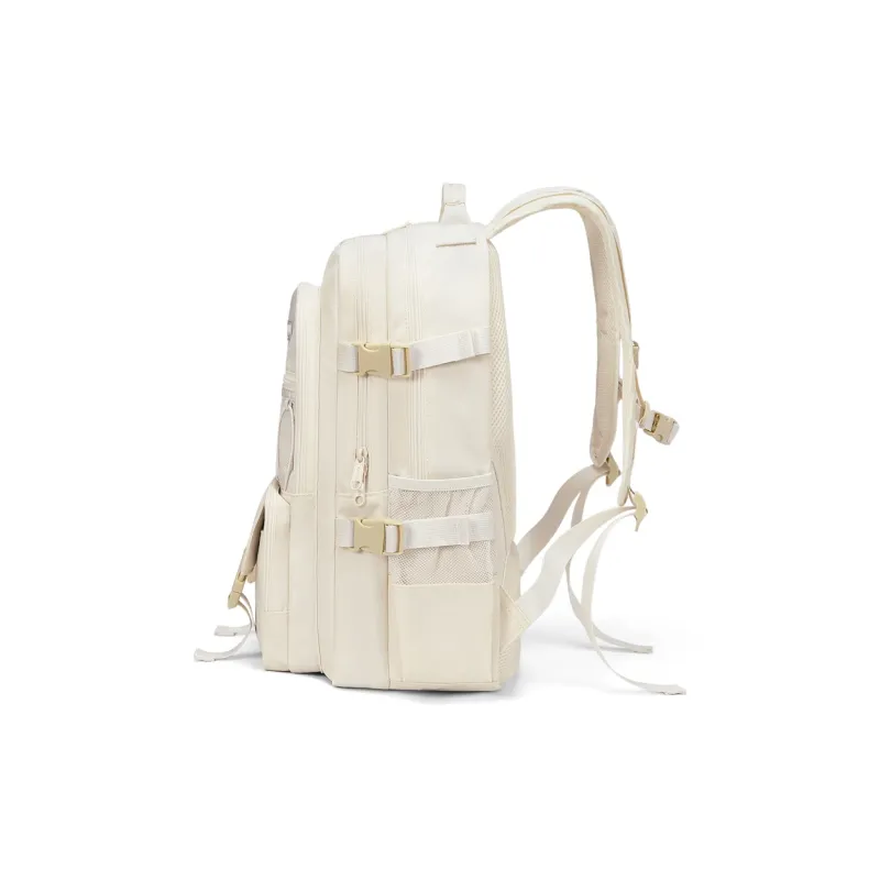 V.NINE Fabric Backpack Unisex Obsidian Black/Taro Purple/Ecru-3