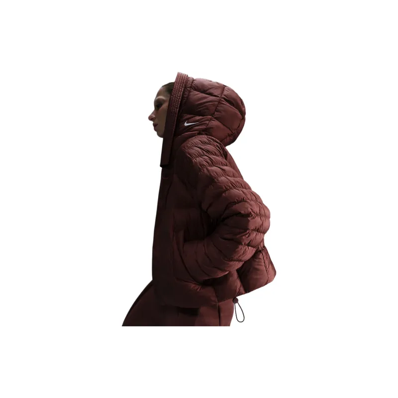 Nike SportswearSwoosh Puffer PrimaLoft® Jackets Coats Women's Dark Red-5