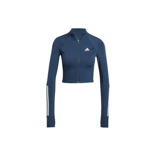 Adidas Free Shipping With AdiClub Hyperglam Full Zip Ribbed Cover Up
