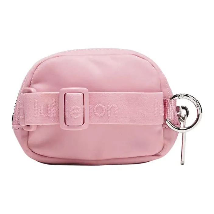 Lululemon Everywhere Nylon Coin Purse Nano Unisex Pink-1