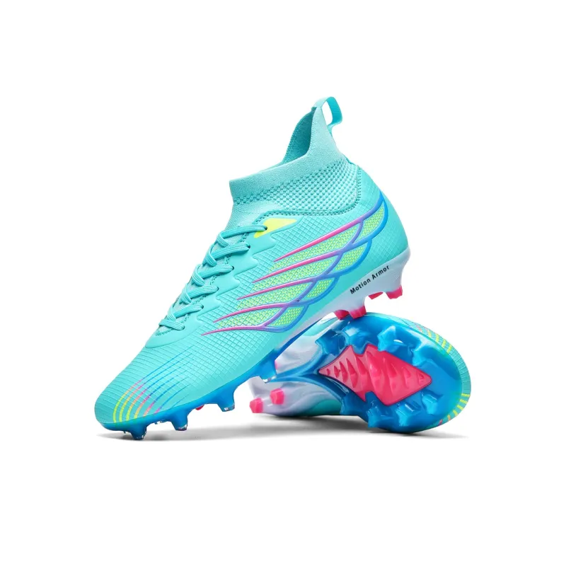 Motion Armor Slip-Resistant Moisture-Wicking Coverage Stain-Resistant Soccer Shoes Unisex-12