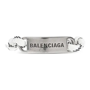 Balenciaga Logo Engraved Bracelet