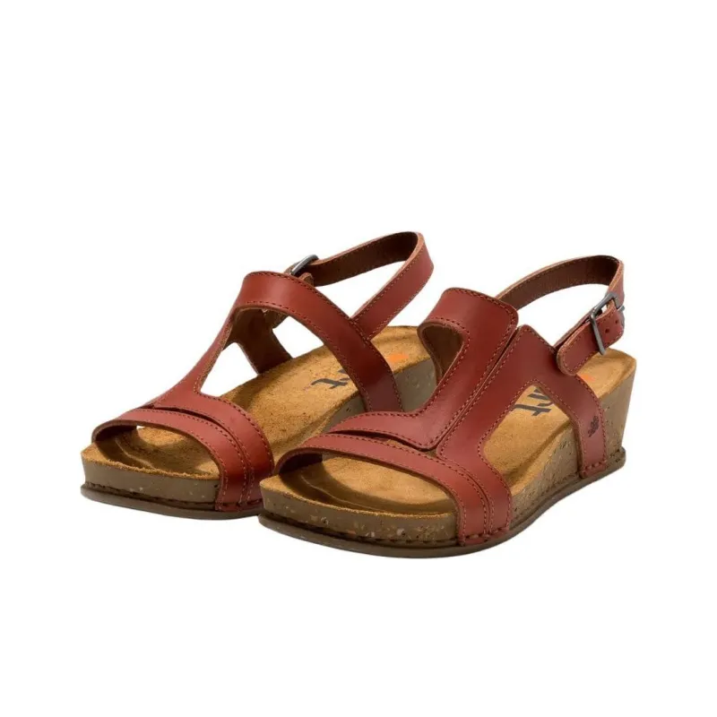 Art I LIVE Strap Sandals Women's Red-1
