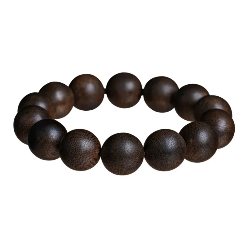 GUMUJIANG Fragrance Agarwood New Chinese Style Single Wrap Beaded Bracelet Unisex-9