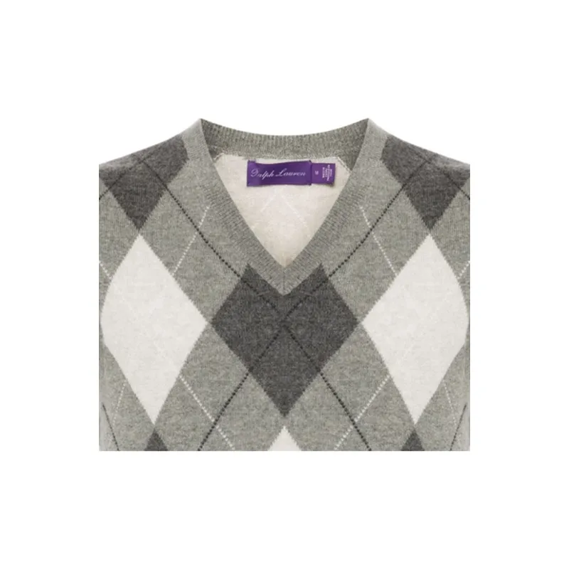 Polo Ralph Lauren Purple Label Argyle-Knit Sleeveless Vest-5