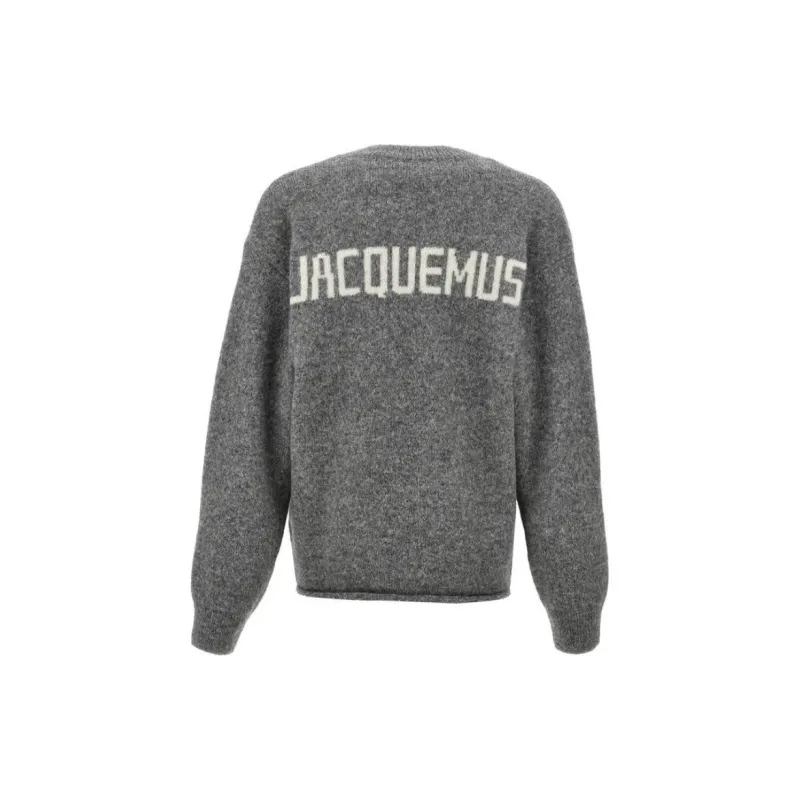 Jacquemus Sweaters Men Gray-1