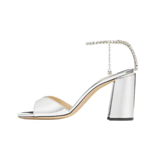 Jimmy Choo Strap Sandals 8.5cm Women's Silver