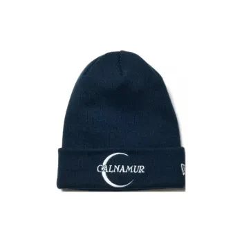 New Era Knitted Fabric Beanies Unisex Navy Blue