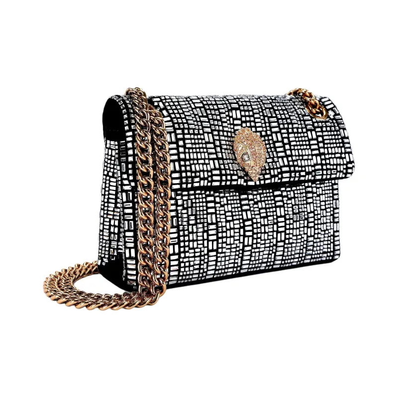 Kurt Geiger London Kensington Crystal Shoulder Bag Mini Women's Black-1