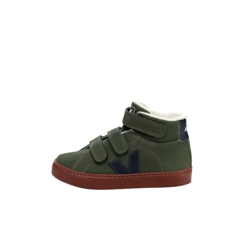 VEJA Esplar High-Top Kids' Skateboarding Shoes Green Kids'