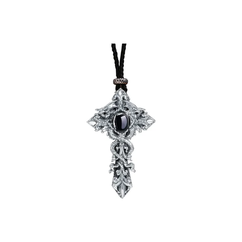 Angel Wishes 925 Sterling Silver Necklaces Men's-0