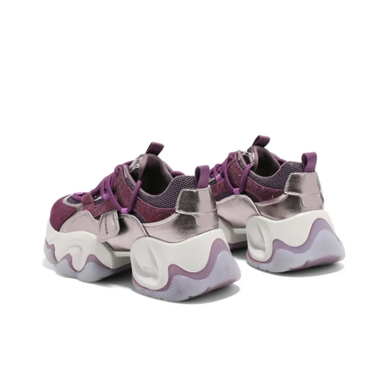 BELLE Anti-Slip And Wear-Resistant Lightweight Low-Top Chunky Sneakers Women's-11