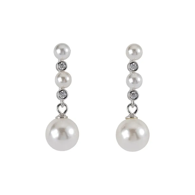 2323 S925 Silver Earrings Women's-0