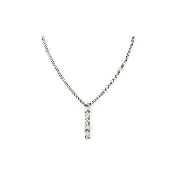 GUCCI 925 Sterling Silver Necklaces Unisex