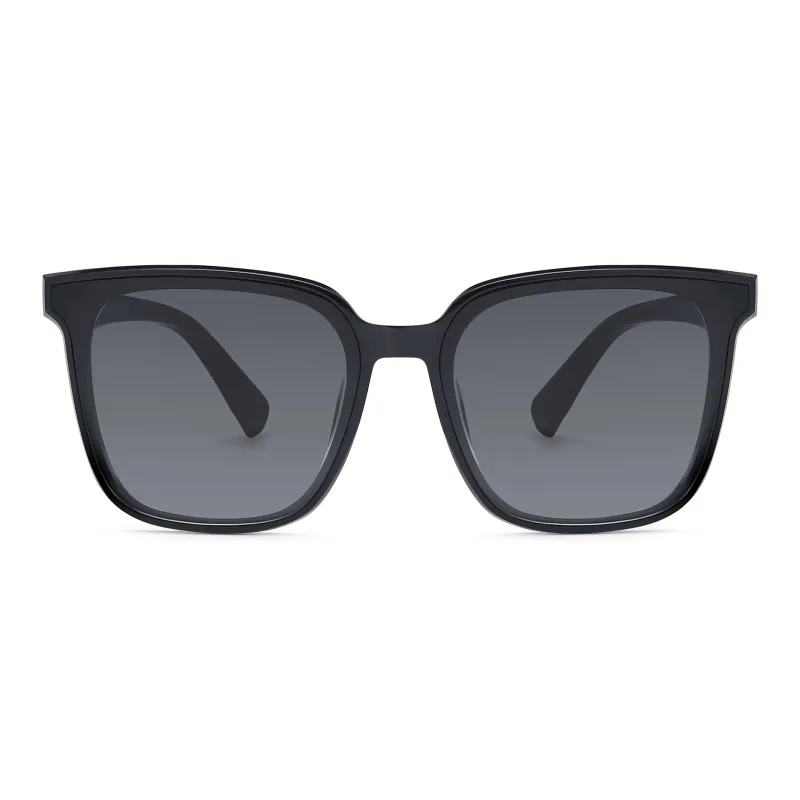 PULAIS TR/Memory Plastic Square Sunglasses Unisex-3