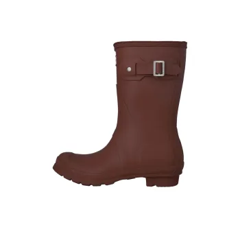 HUNTER Original Short Rain Boots Women's Dark Red