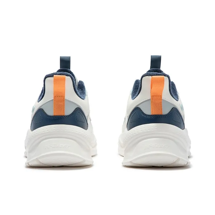 361° Cushioning, Wear Resistant Low Top Running Shoes Men's White Blue-4