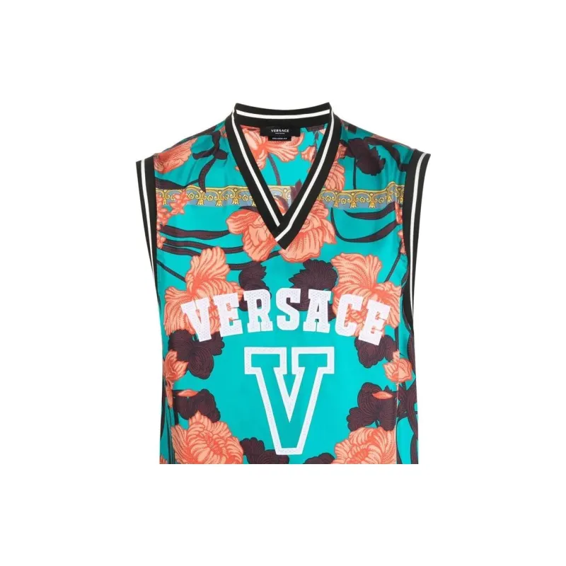 VERSACE Printed Jersey-4