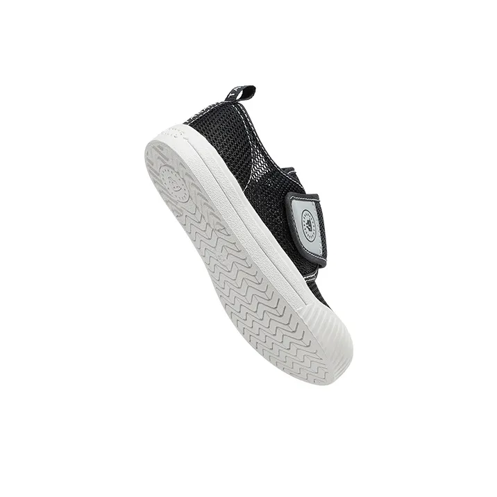 TARANIS Breathable Anti Slip And Wear Resistant Low Top Kids' Skateboarding Shoes Black Children Aged 3 7 Years Old-2