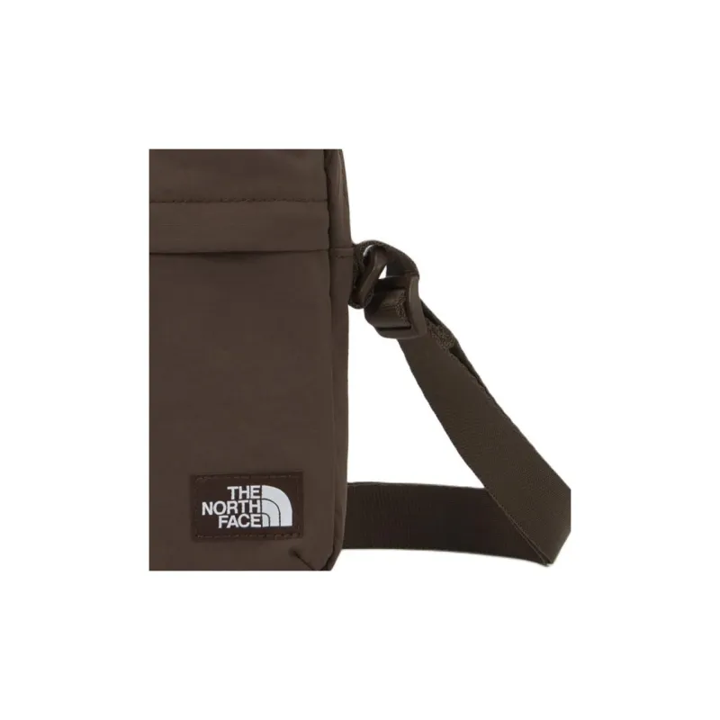 THE NORTH FACE Travel Nylon Shoulder Bag, Crossbody Bag Small Size Unisex Brown-2