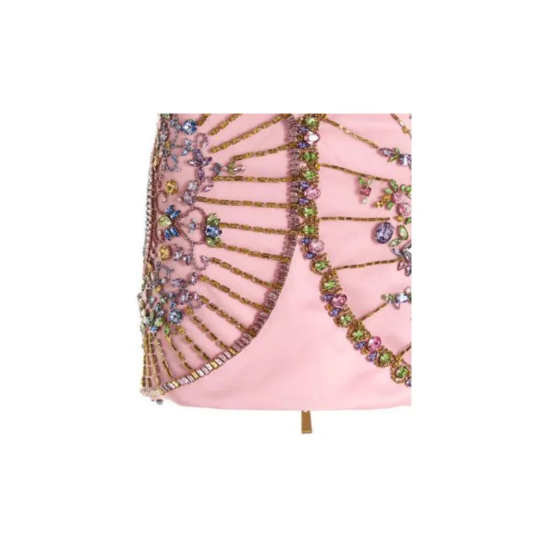 VERSACE Casual Short Skirts Women's Pink-3