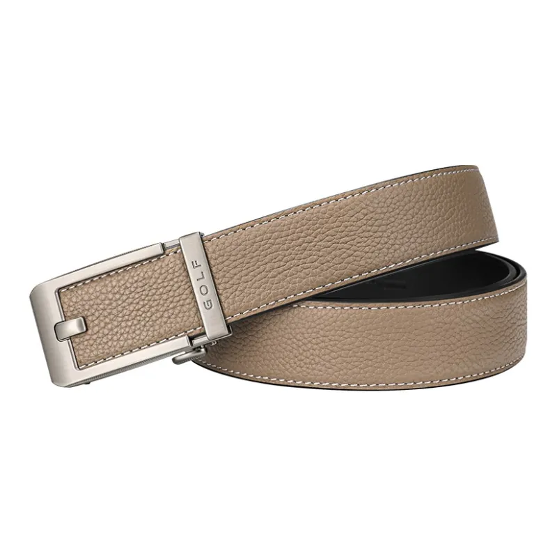 GOLF Cow Leather Top Grain Cow Leather Leather Belts Men's Black Antler Brown Width  3.5cm-6