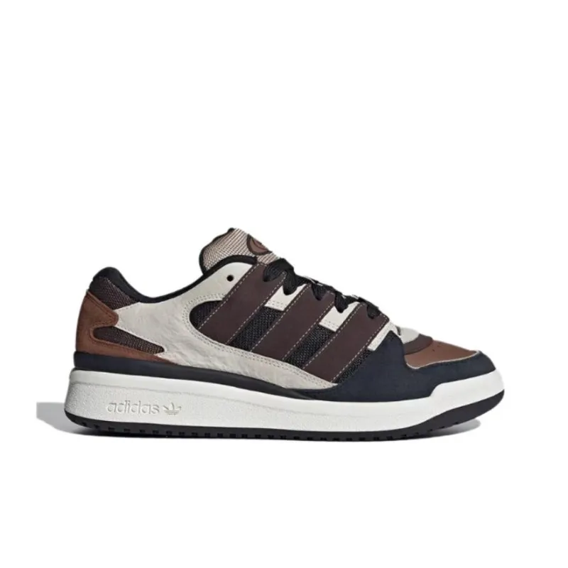 Adidas Forum Puffed Off White Dark Brown Black-1