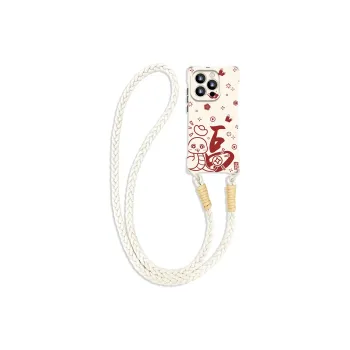 Sen Dog Silicone Material Lanyard Niche Crossbody Phone Cases Compatible With IPhone 16 Pro Max/Pro/Plus/15/14/13