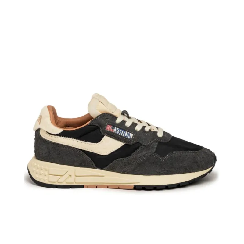 AUTRY Reelwind Low Wear Resistant Low Top Casual Shoes Men's Black Gray Color-1