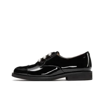 Staccato British Trio Casual Single Shoes Women's Noble Black
