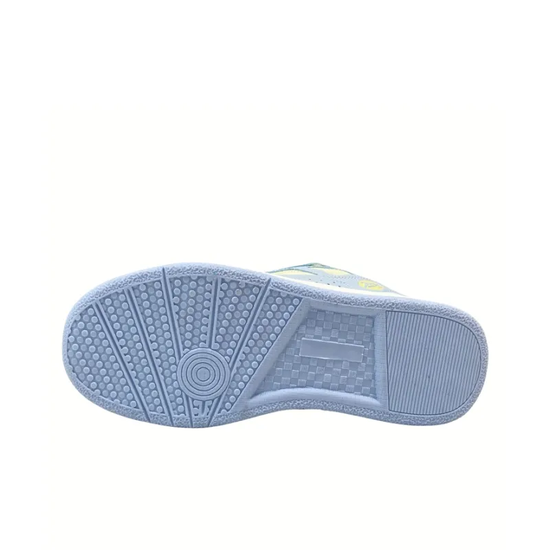MQGAll Anti Slip And Wear Resistant Lightweight Low Top Skateboard Shoes Unisex Light Lunar Yellow-4