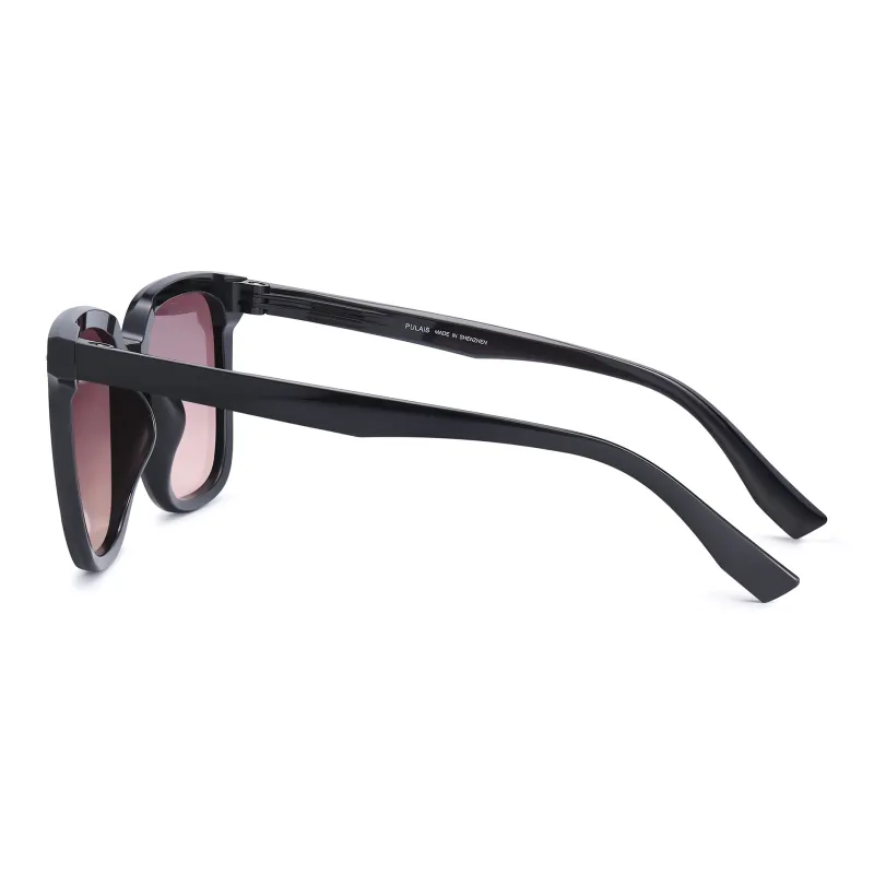 PULAIS TR/Memory Plastic Square Sunglasses Unisex-6