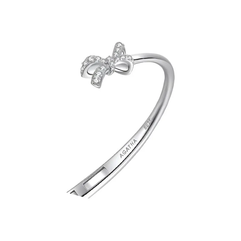 Agatha 925 Sterling Silver Bangles Women's-4