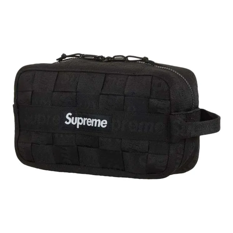 Supreme Fabric Clutch Regular Unisex Black-3