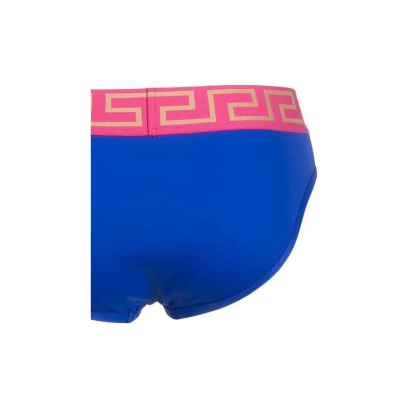 VERSACE Swimming Shorts Men Blue-3