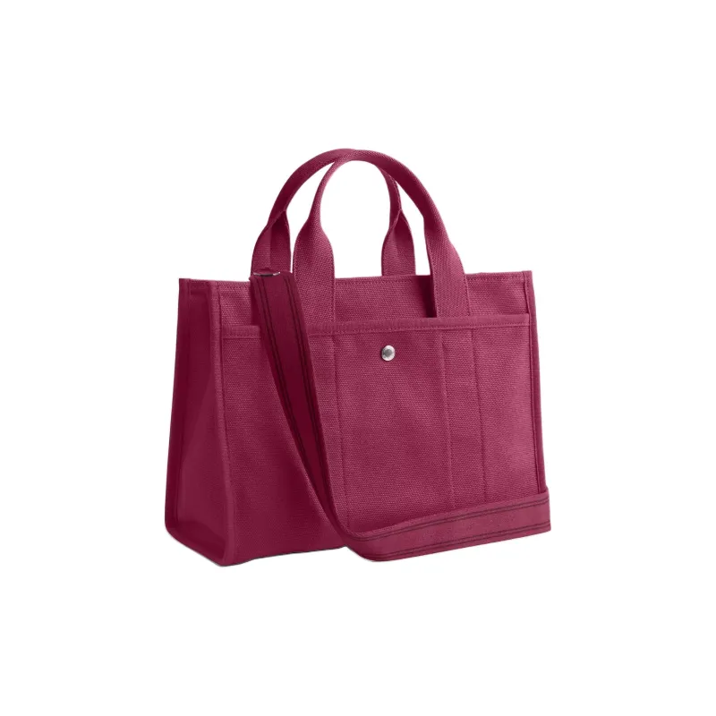 COACH Cargo Canvas Canvas Bag Tote Bag Shopping Bag Handbag Large Size Women's Pink-1