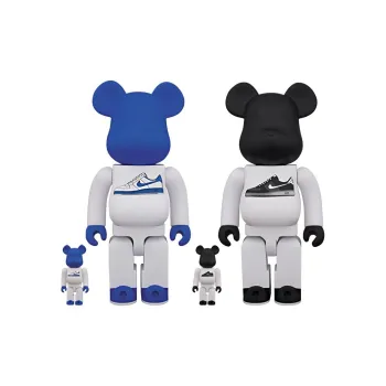 BE@RBRICK X Nike Lunar Force 1 White/ Black