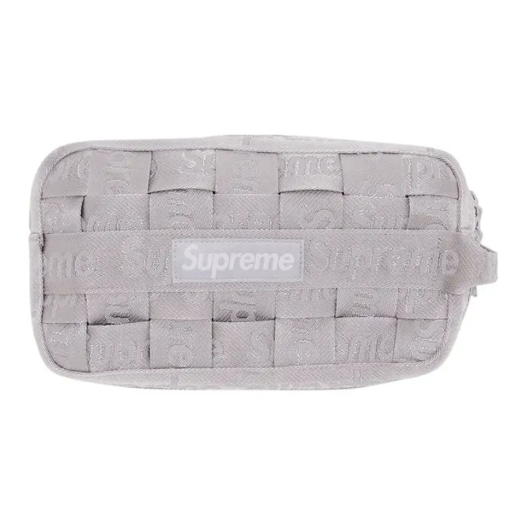 Supreme Fabric Clutch Regular Unisex Gray-2