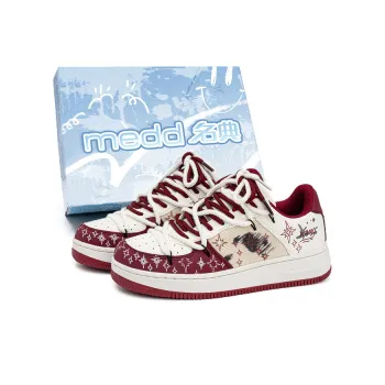 Medd Anti Slip Wear Resistant Low Top Skateboard Shoes Unisex